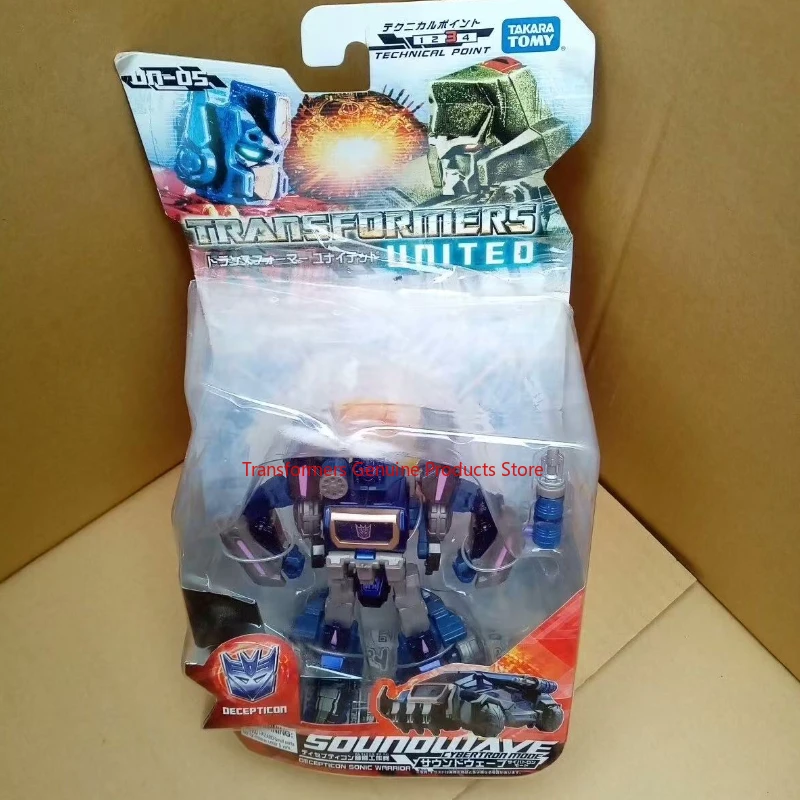 

brand new Original box In stock Transformer UN-05 Sound waves Popular Gifts Assembly model A moveable doll Collection of figures