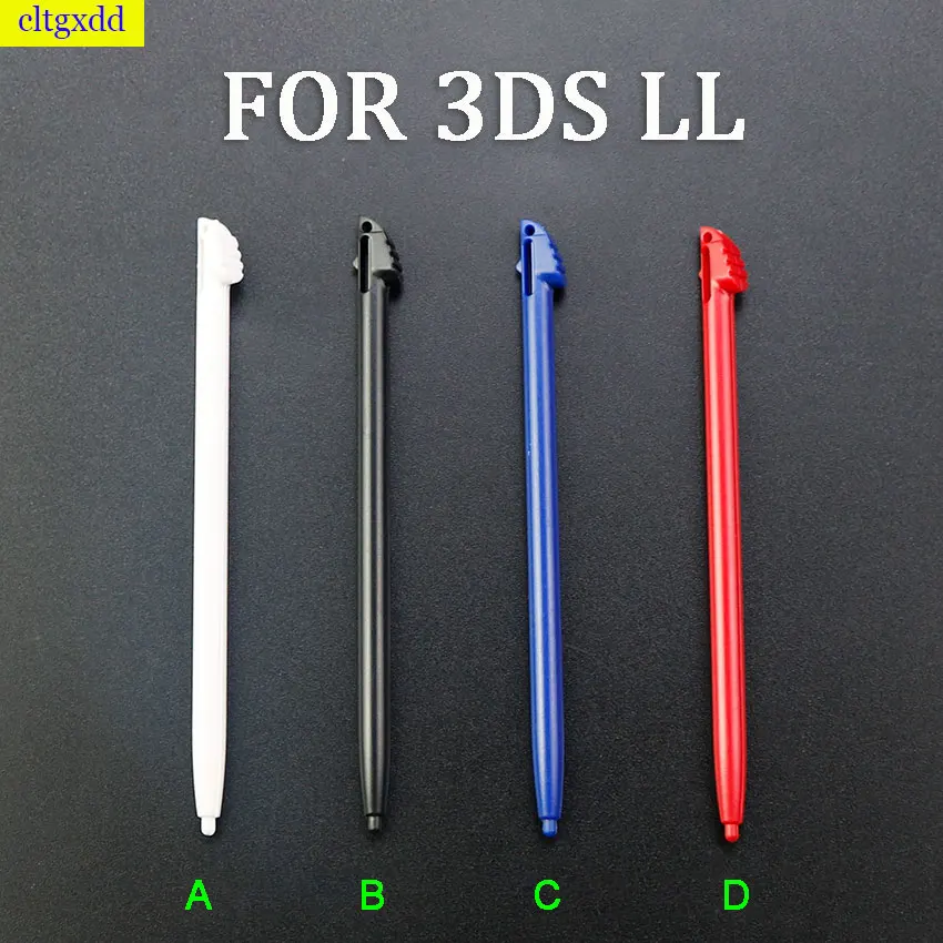 

cltgxdd 2PCS replacement black white red blue stylus for 3DS XL LL touch screen pen