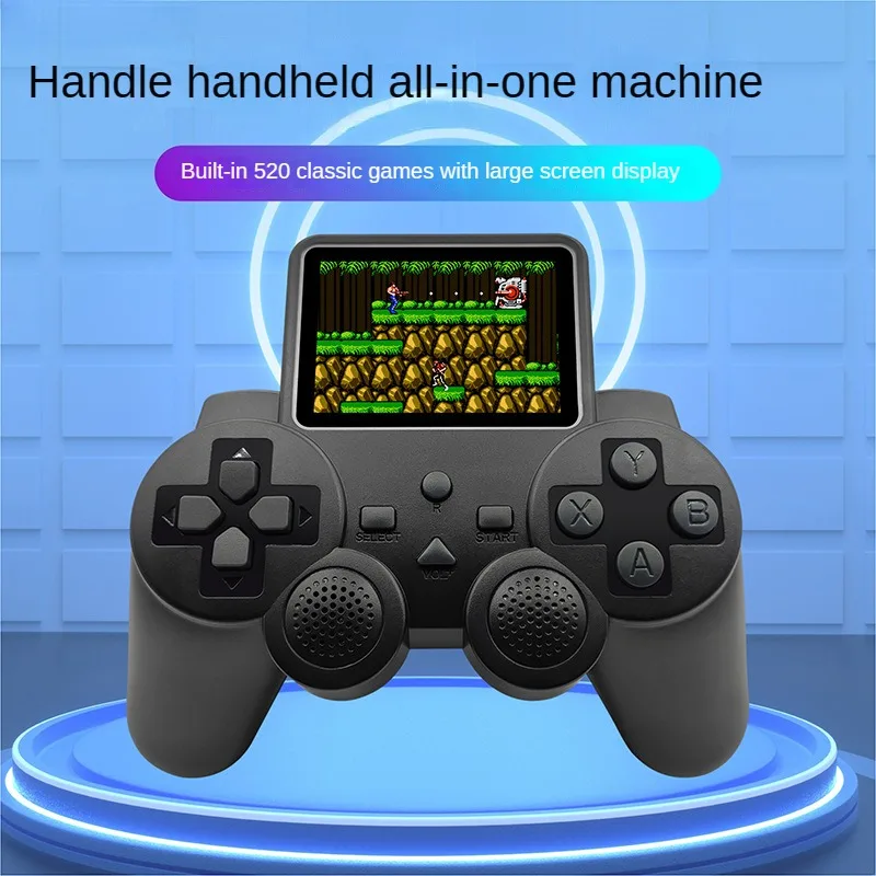 S10 Handheld Game Console 520 Handle Handheld All-in-one Nostalgic Retro Arcade Single and Double Home Game Console Controller