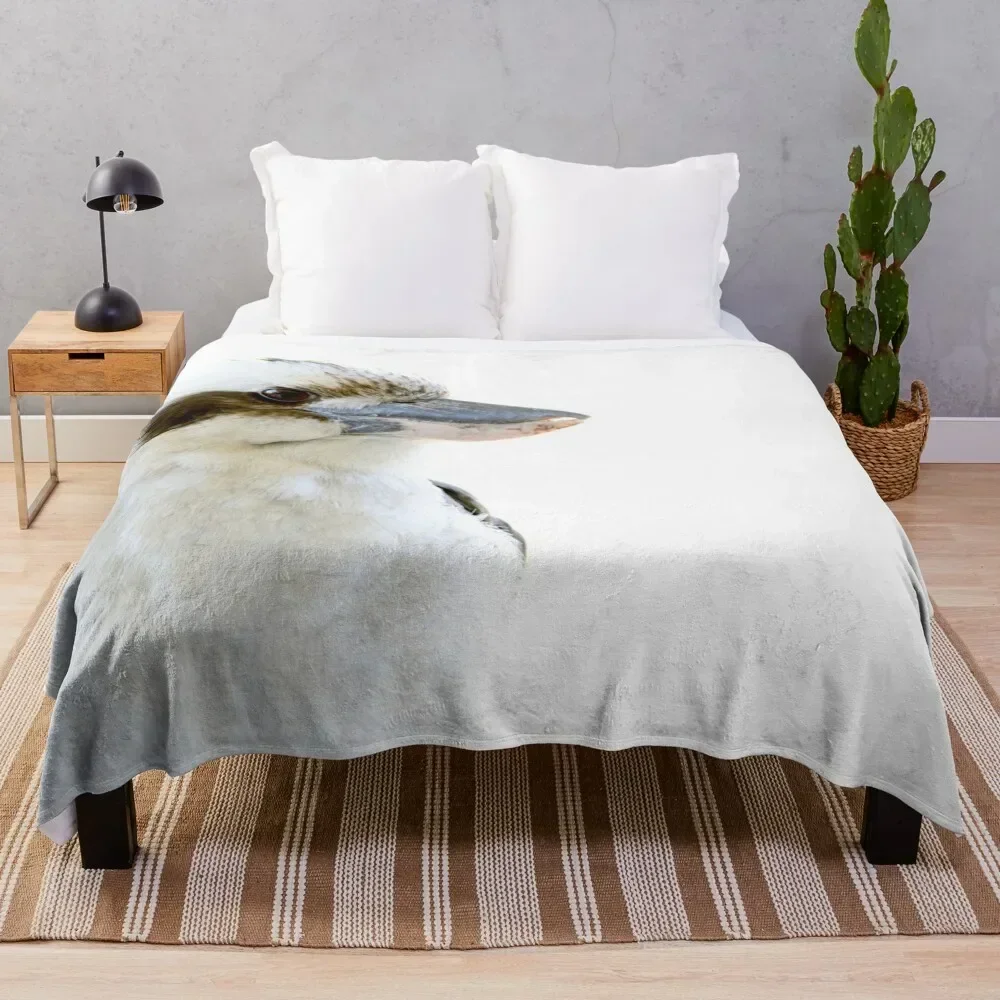 Kookaburra Looking Throw Blanket Fashion Sofas Cute Plaid Blankets