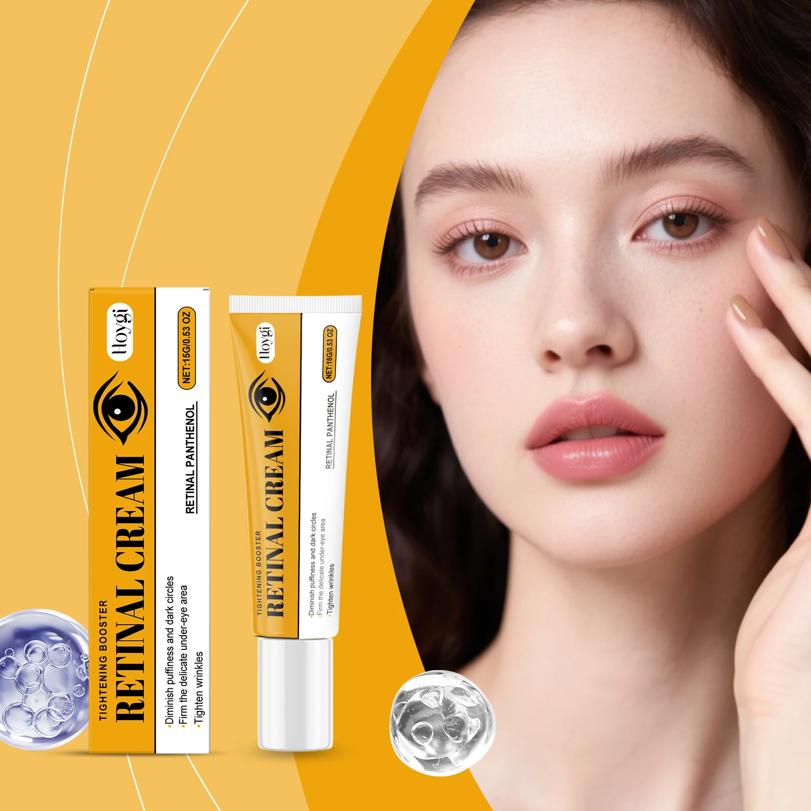Nourishing Eye Cream For Dark Circles,Under Eye Cream For Puffiness And Bags, Firming & Deep Moisturizing Refreshing Eye Serum