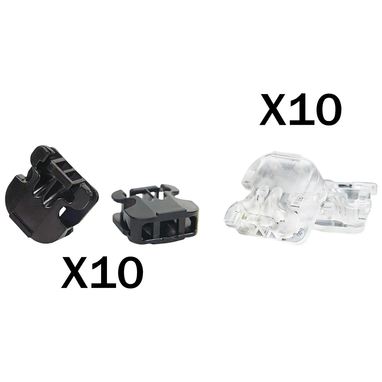 20PCS Plastic Toggle Elastic Drawstring Locks Clip Ends Lanyard Stopper for Camping Hiking