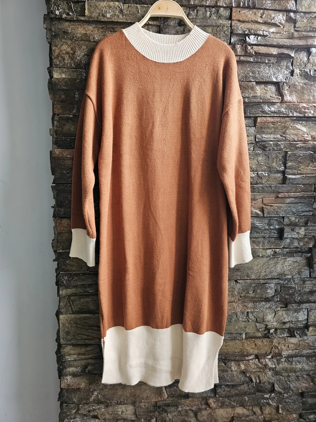 Nuevo suéter de mujer naranja  - Winter Clothing On Sale reseña y precio