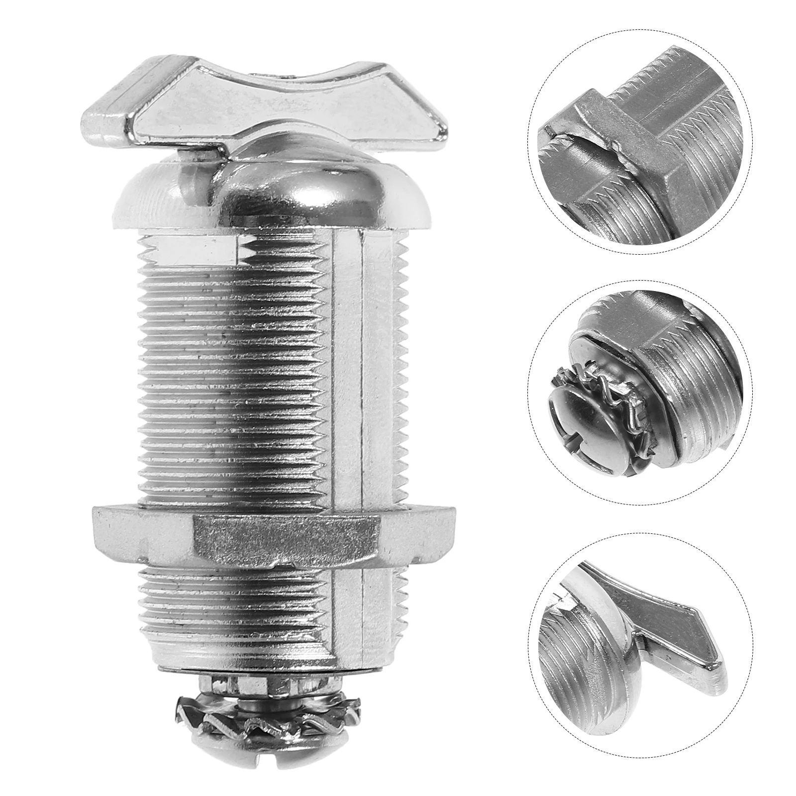 

Electric Box Lock Cabinet No Keys Zinc Alloy Heavy Duty Corrosion Resistant Material Simple Design Compatible Mechanisms
