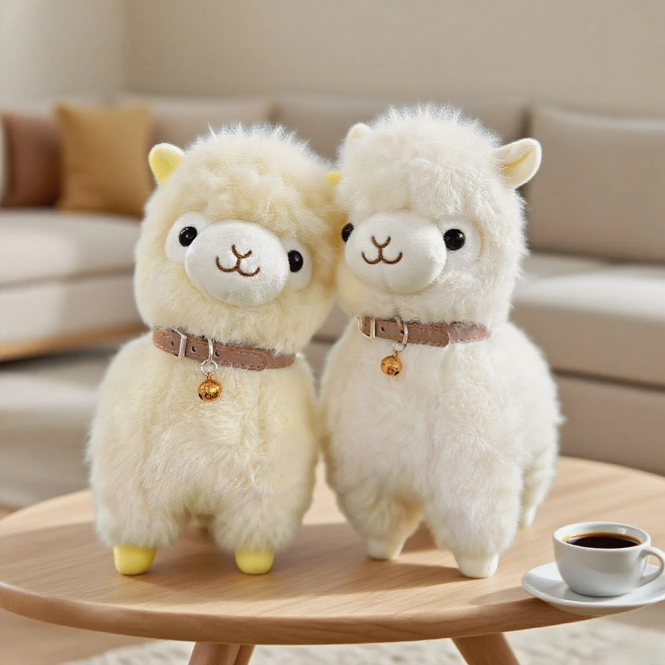 

Новые нежные плюшевые игрушки из альпаки, теплая пушистая милая маленькая кукла из альпаки, милые дети, обнимающий компаньон, животное, подарок на день рождения, Рождество