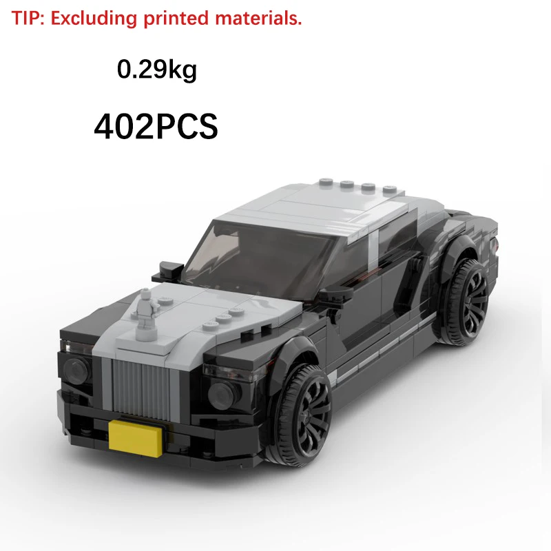 

Конструктор MOC-76013, классическая модель городского автомобиля, 402 детали, совместимый с известными брендами, креативная развивающая игрушка для детей, подарок