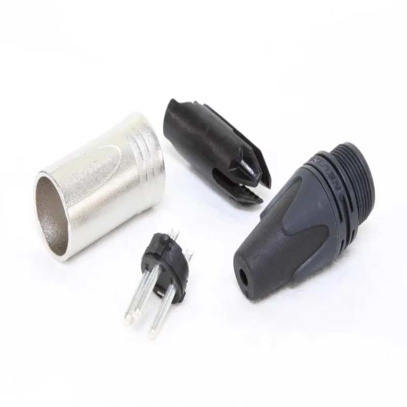 50 szt. złączy XLR, 25 szt. męskich MXX lub 25 szt. żeńskich 3FXX, zestaw 3-pinowych złączy XLR do samodzielnego montażu kabli XLR. — zdjęcie produktu 4
