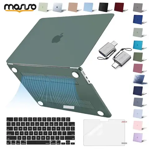 Laptop Case for 2025 2024 2023 MacBook  Air 13 15 16 Pro 14 inch M4 M3 M2 M1 A3112 A3185 A3401 A2918 A3240 A3113 A2681 Cover