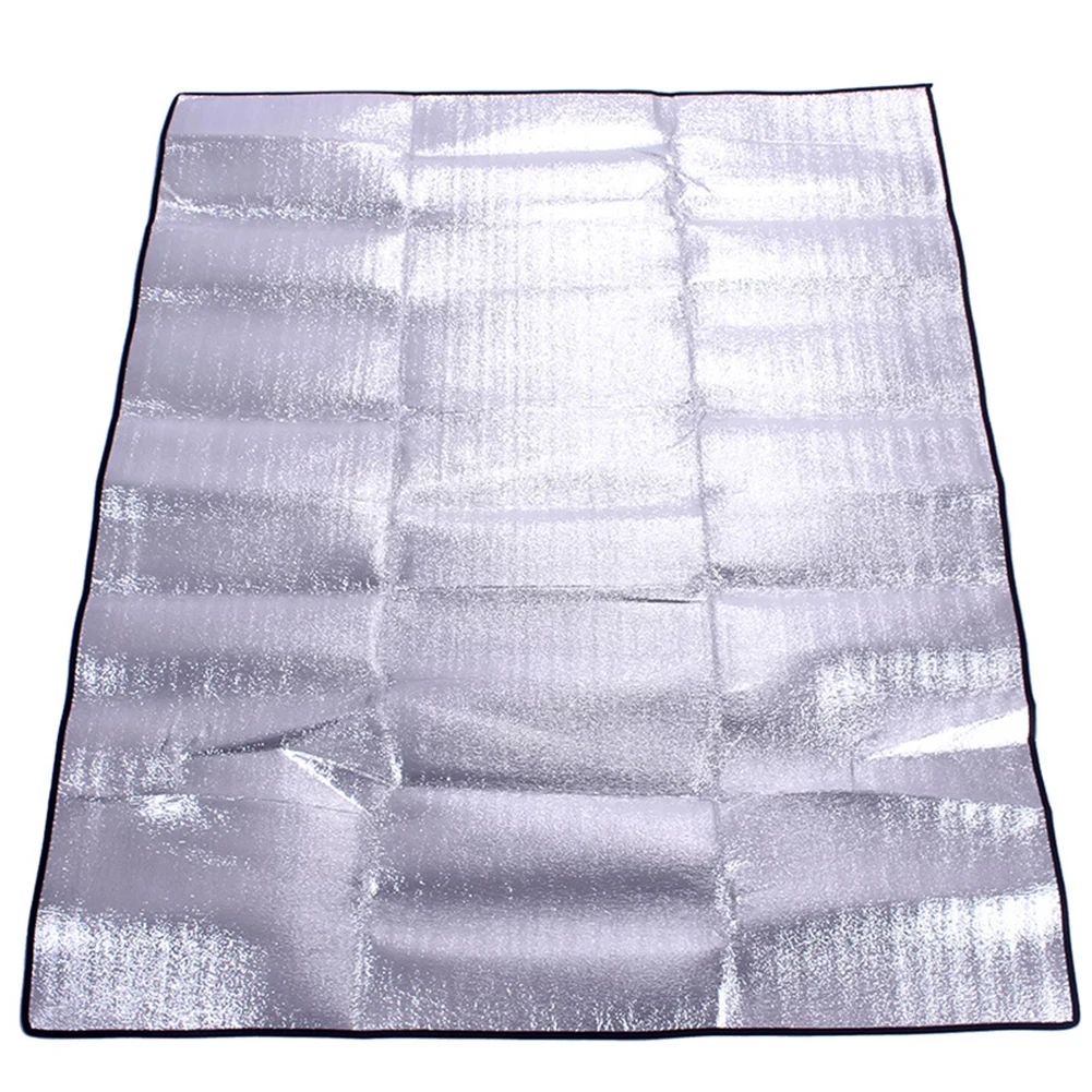 200x200cm Camping Mat Moisture-proof Aluminium Foil Sleeping Mat For Camping Picnic Waterproof Blanket HikingSupplies