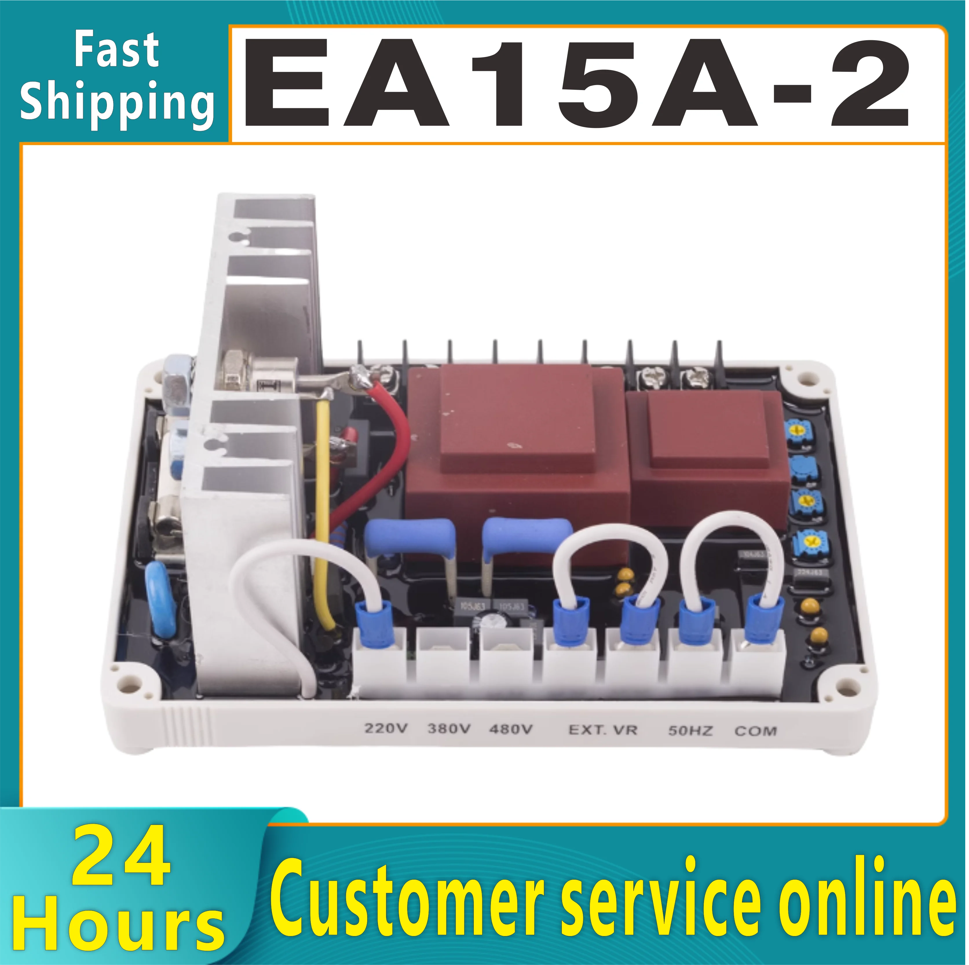 Original EA15A-2 for generator set EA15A-2+pressure regulating plate diesel generator set AVR automatic voltage regulator