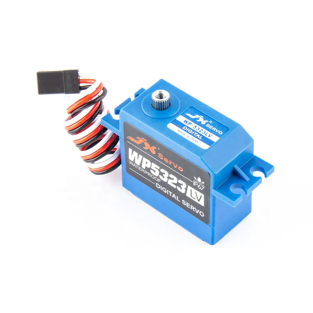 JX 23kg Digital Waterproof Servo WP5323LV 6.0V IP67 Standard Metal Gear Servo 1/8 1/10 RC Car & Boat Motors