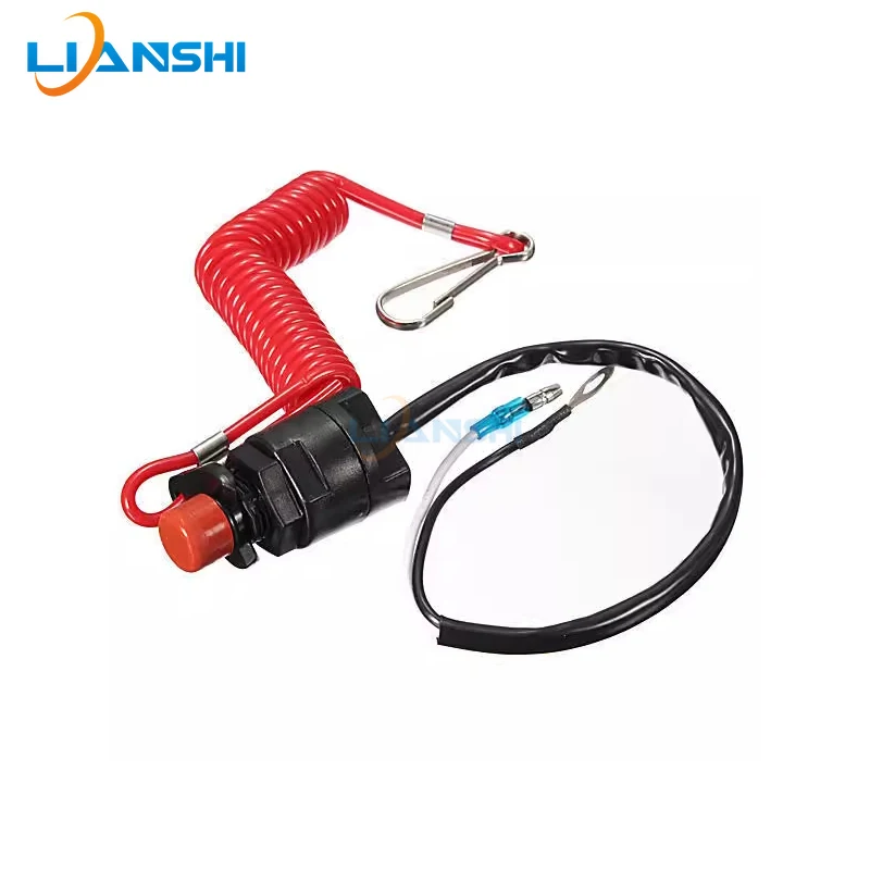 

Applicable to Yamaha outboard motor, motorboat outboard motor parts, emergency flameout switch, fire extinguishing cable, flameo