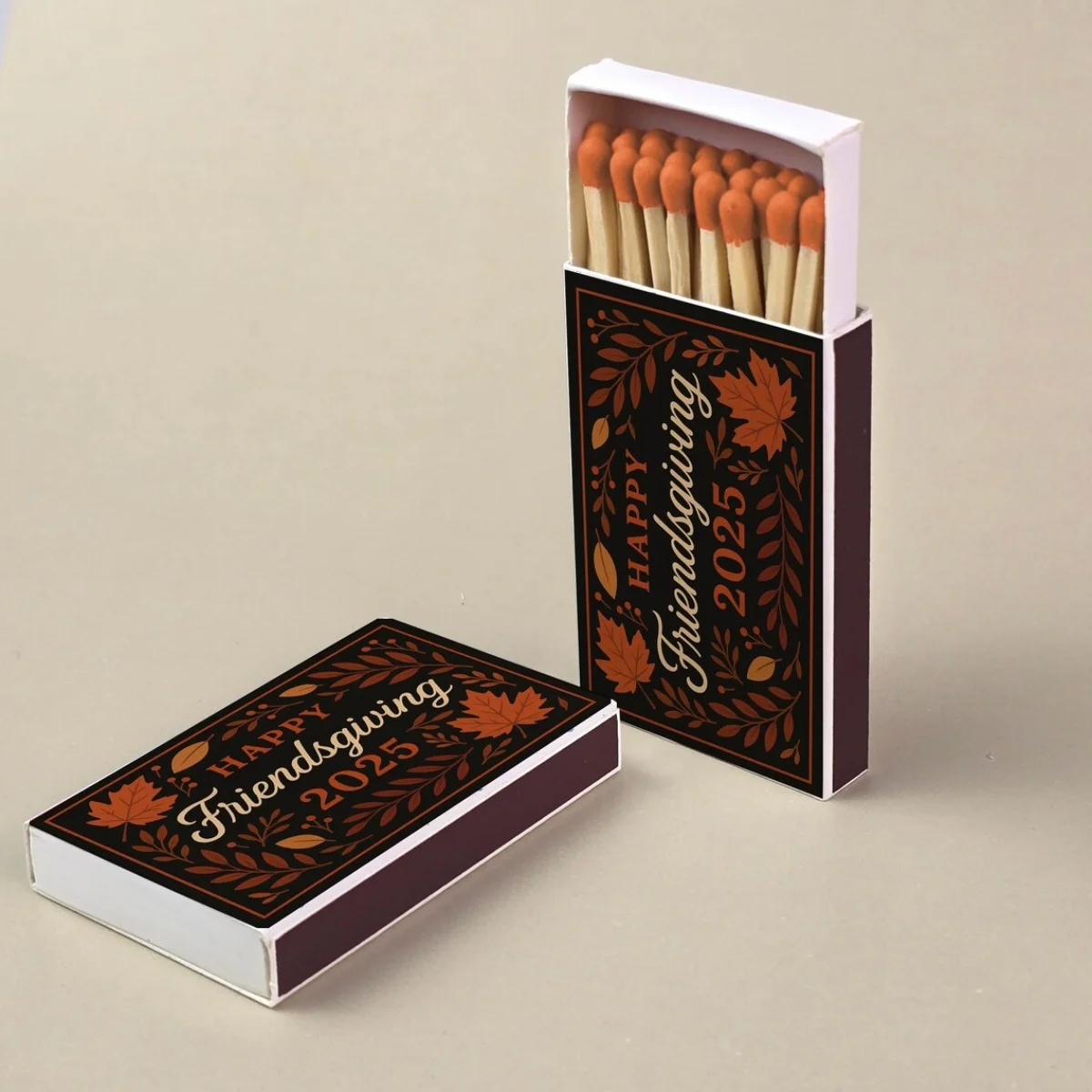 

Персонализированные спичечные коробочки на День Благодарения — подарите спасибо и подарите назад, сувениры для осенней вечеринки, декор для осеннего ужина