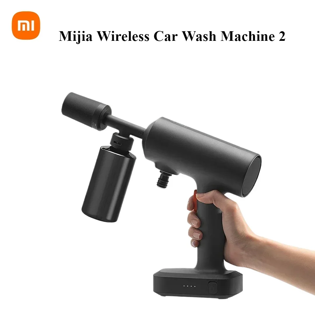 Xiaomi Mijia-ワイヤレス洗車機,大容量バッテリー20000mAh,3つの水位モード調整,160l/水出力