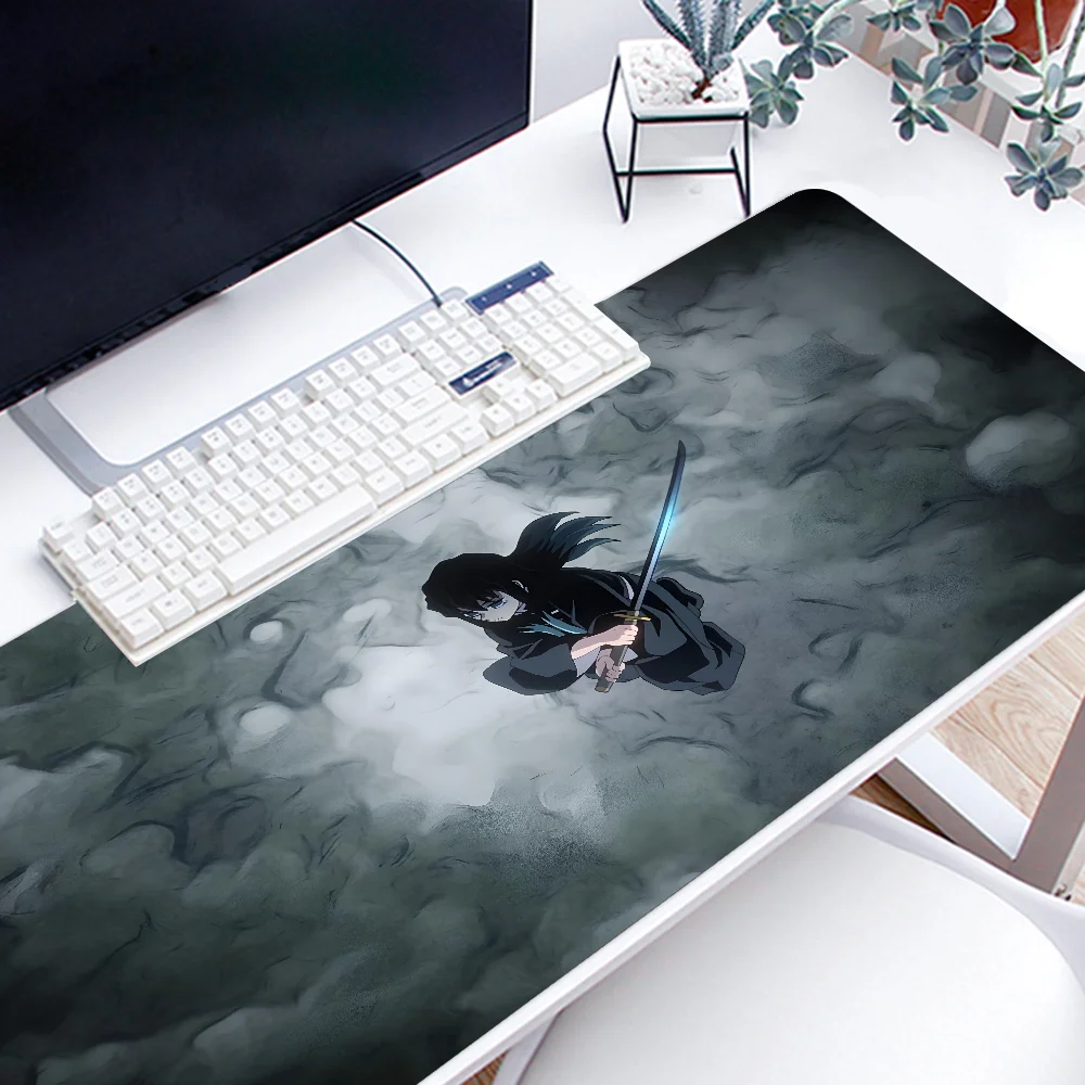 Muichiro Tokito Demon Slayer Anime Mousepad Large Gaming Mouse Pad LockEdge Thickened Computer Keyboard Table Desk Mat