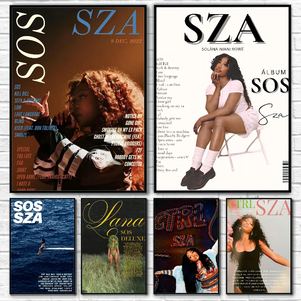 

Pop Rock Style American Star S-SZA Poster Prints Perfect Design Nordic Modern Home Decor Gift