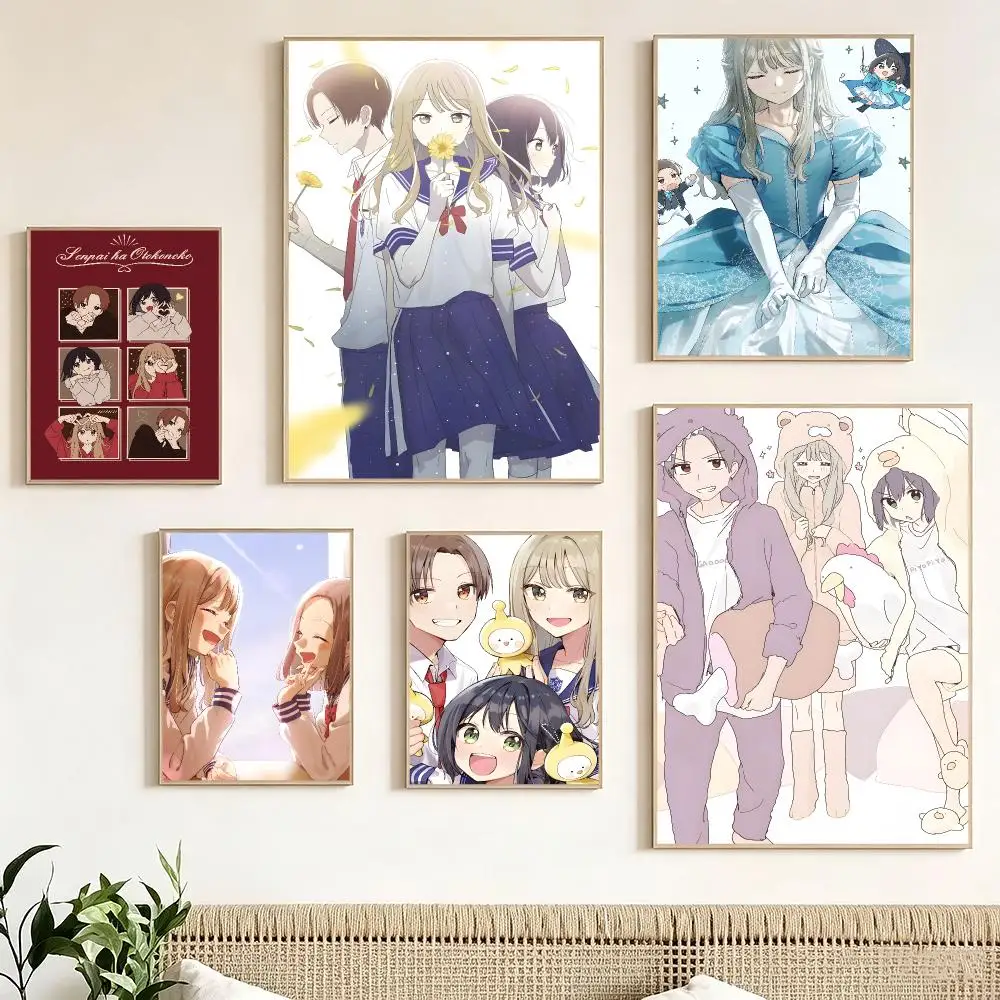 Japanese Anime S-Senpai wa Otokonoko Poster Print Painting Home Decor for Bedroom Living Room Hallway
