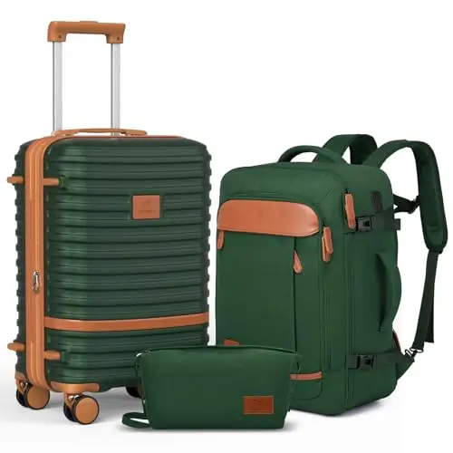 

Набор расширяемых чемоданов Joyway для ручной клади, одобренный авиакомпаниями, легкий жесткий чемодан 20 дюймов с колесами-спиннерами