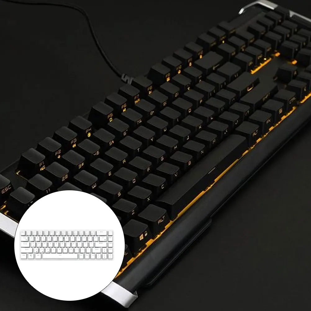 

68 Key Mechanical Keyboard Durable Double Mode Wired USB Type C 5 Device 1000mAh Game Office Computer Keyboard