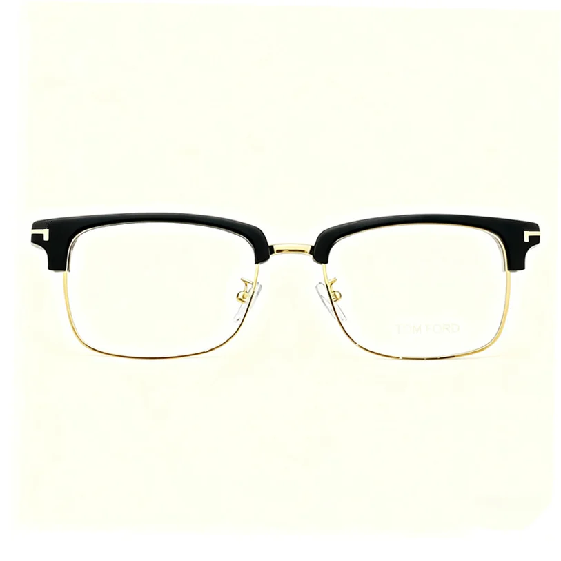 

High-Quality I8 Men Eyebrow Glasses Frame 54-19-145 Plank+Metal Big-Rim for Prescription Eyewear Accustomized