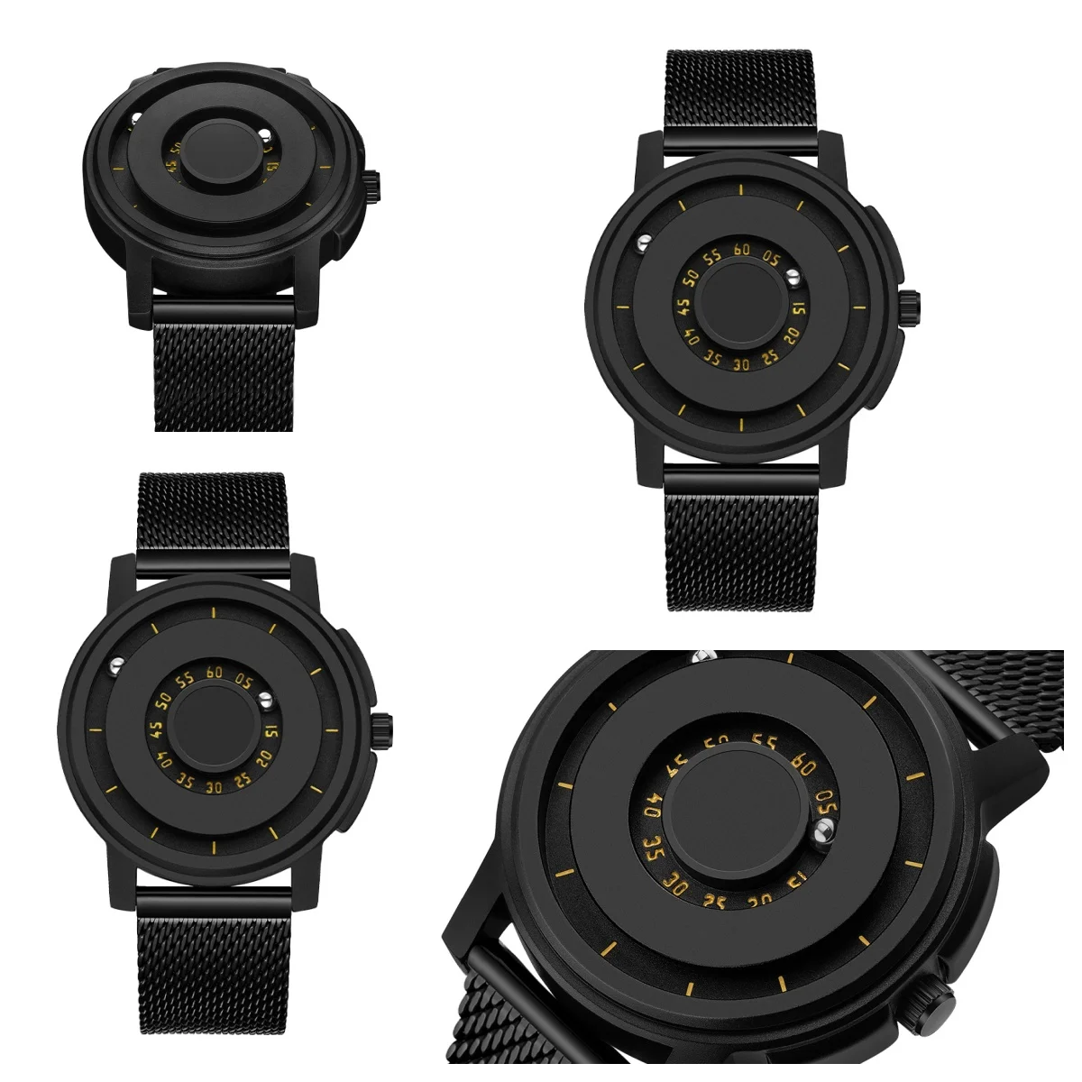 Magneto Men Luxury Silicone Watch Relogio Masculino Fashion Magnetic Quartz Waterproof Watches With Janpan Movement