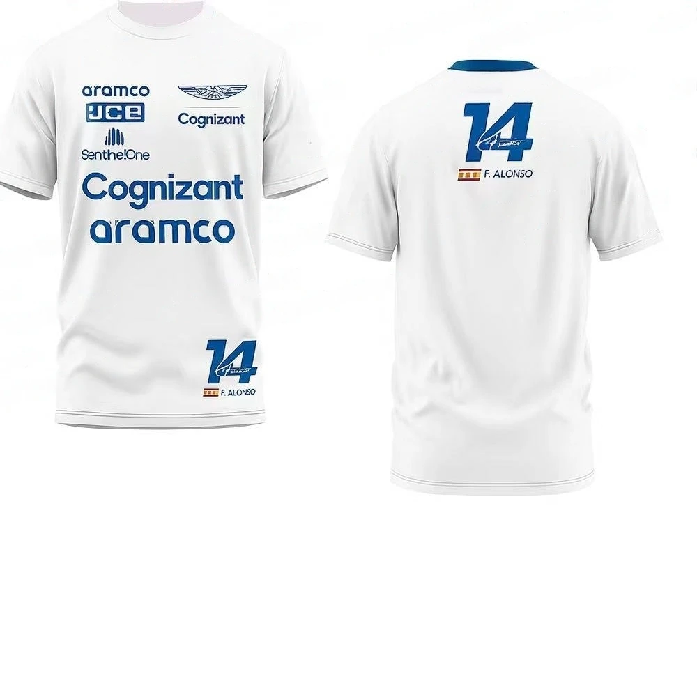 

Aston Martin 2026 T-shirt Racing Team Training Suit Quick Dry Motorcycle Jersey Fernando Alonso 14 Racing Suit Man Women Tee