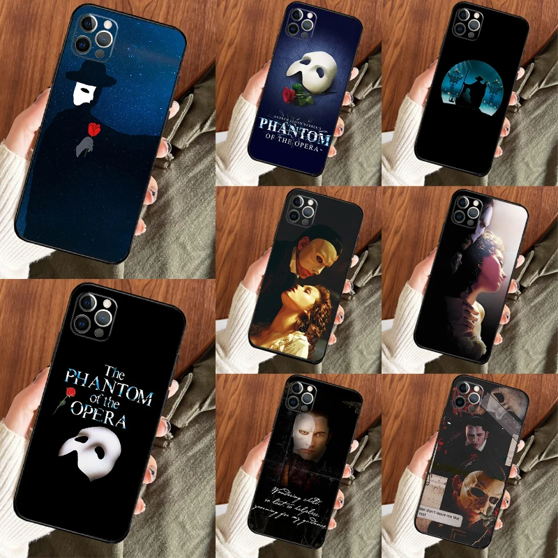 The Phantom of the Opera Bumper Phone Case For iPhone 14 13 12 11 15 16 Pro Max XS X XR Plus 12 13 Mini Cover