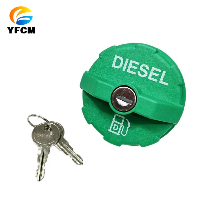 1pcs Excavator Parts 6661696 Green Fuel Tank Cap for Bobcat