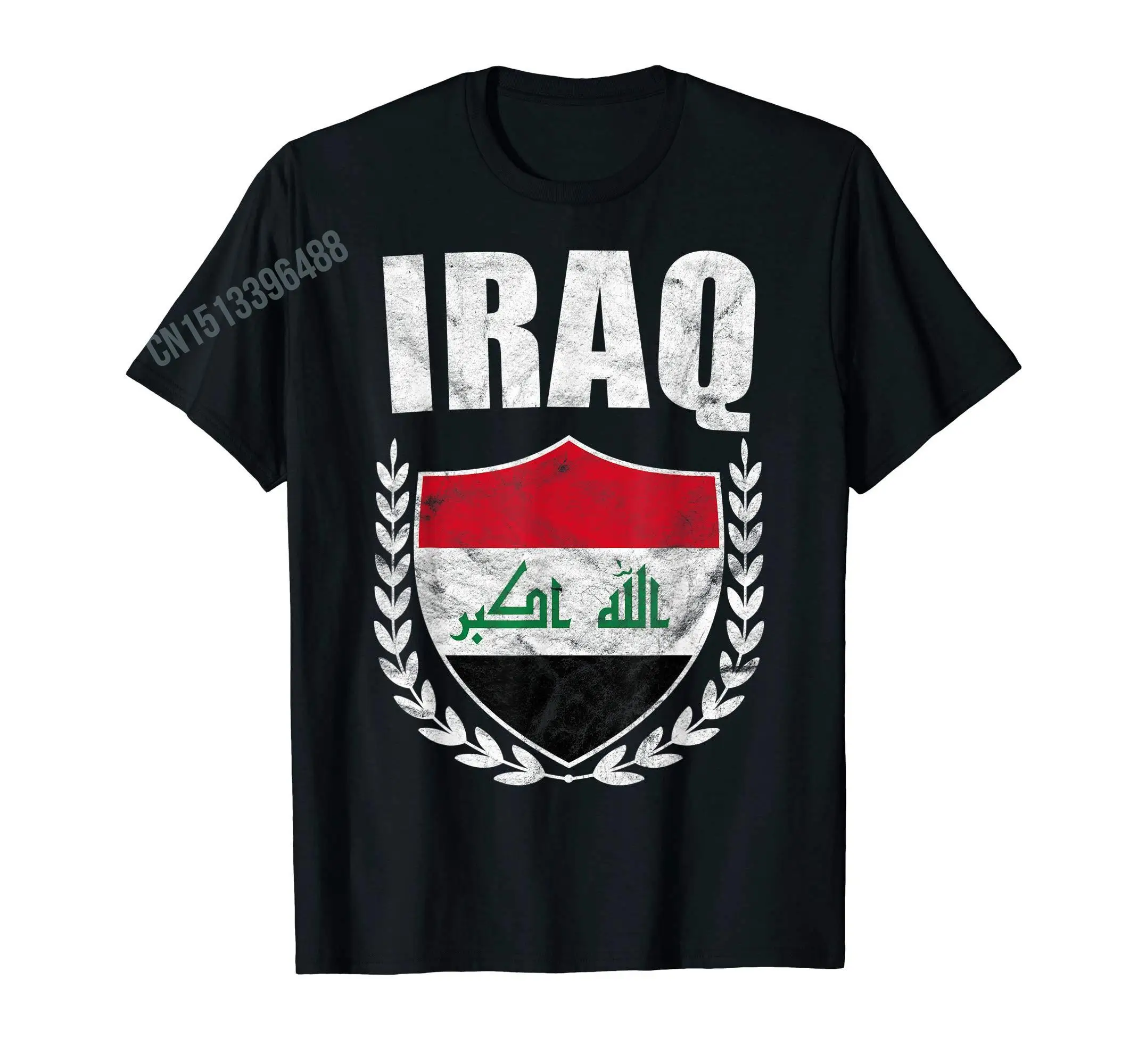 More Design Super Iraqi Heritage Proud Iraq Roots Flag T-Shirt Map For Men Women T Shirt Tops Cotton Tees