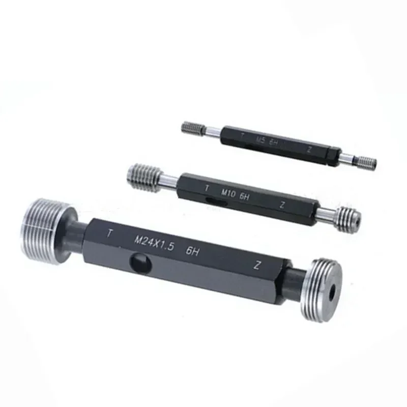 6H Metric M32-M39x4 Thread Plug Gauge Set Go/NoGo Precision Screw Gage for Thread Checking