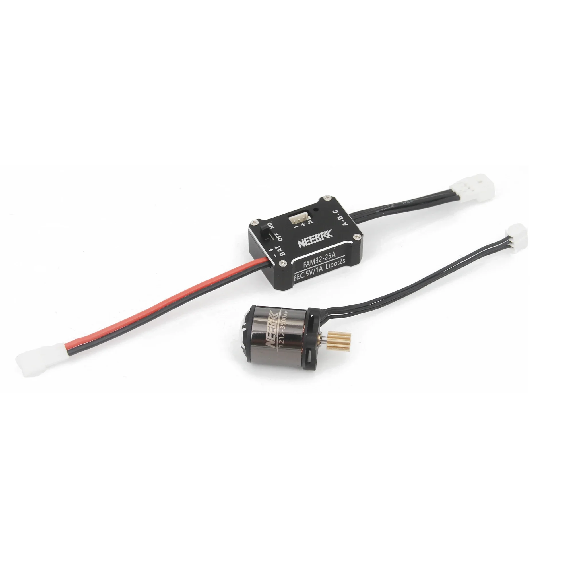 NEEBRC 1212 3500KV Borstelloze Motor 11 T Gear 25A ESC 2 S BEC 5 V/1A voor 1/18/1/24 1/28 RC Klimmen Drift Auto TRX4M Power Onderdelen
