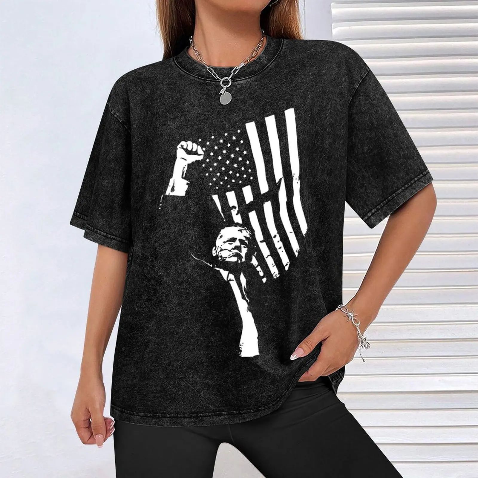 Fight 2024 Rally T-Shirt Short sleeve tee quick drying boys animal print mens graphic t-shirts