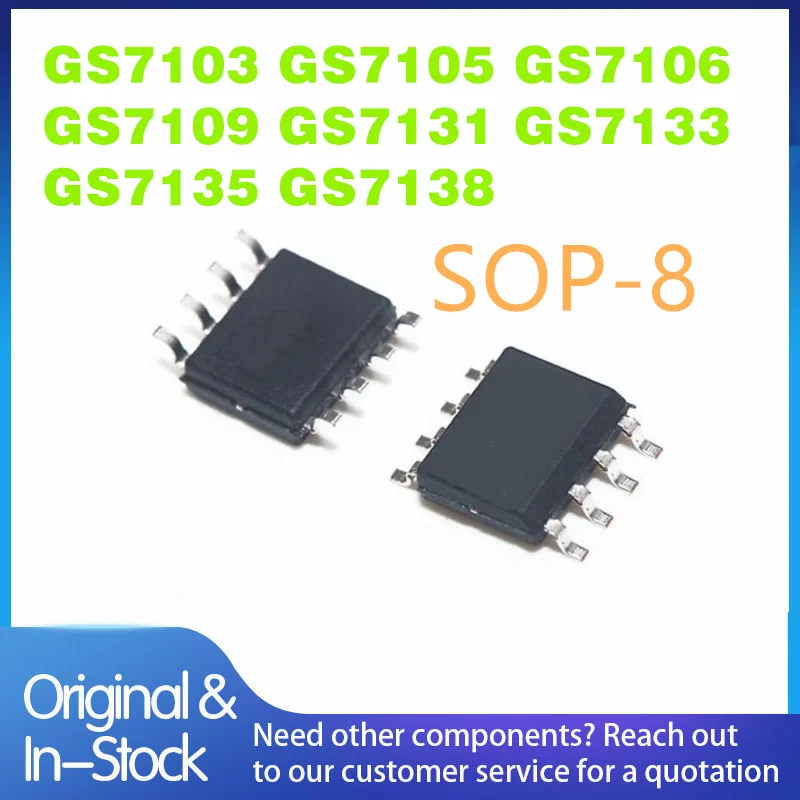 (5piece) GS7103 GS7105 GS7106 GS7109 GS7131 GS7133 GS7135 GS7138 SO-R GS7103SO-R GS7105SO-R GS7106SO-R GS7109SO-R sop8
