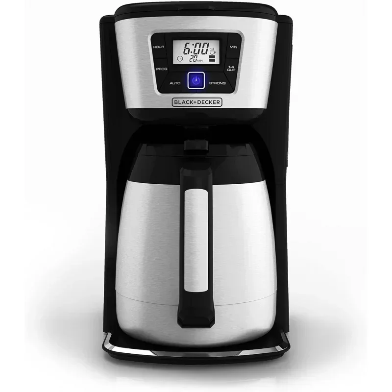 QWBLACK DECKER CM2035B-1 Thermal Coffeemaker,12-Cup,Black,Silver