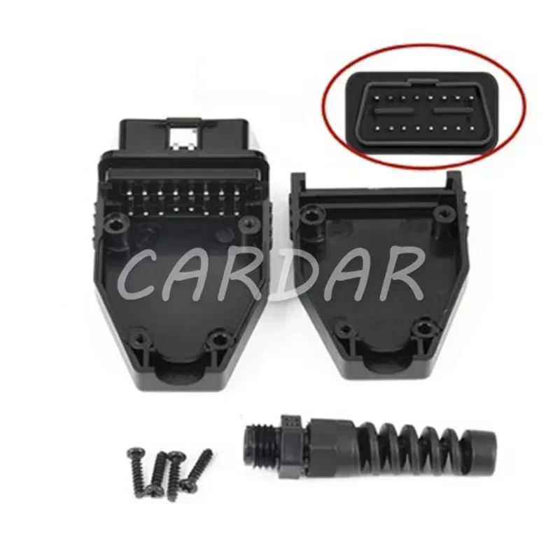 

1 Set Universal OBDII 16 Pin OBD2 OBD 2 Automotive Connector Car OBDII Plug OBD-II Socket