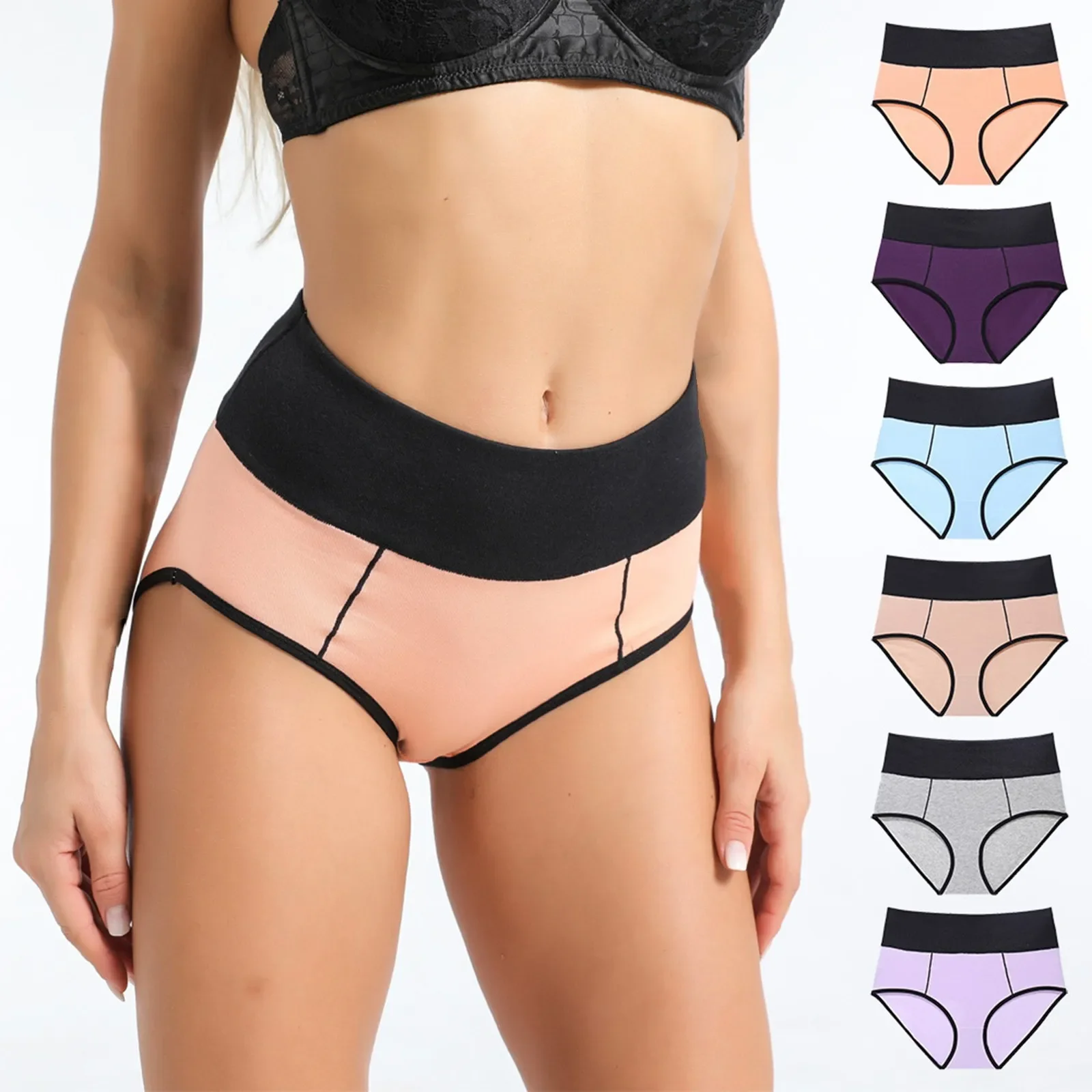 슬림 웨이스트 트레이너 여성용 속옷, 하이웨이스트 면 속옷, 부드러운 소년 반바지