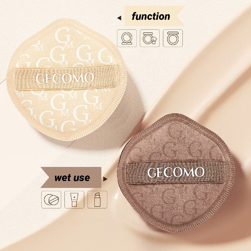 Gecomo อุปกรณ์แต่งหน้า พัฟแป้งเนื้อละเอียดและนุ่ม