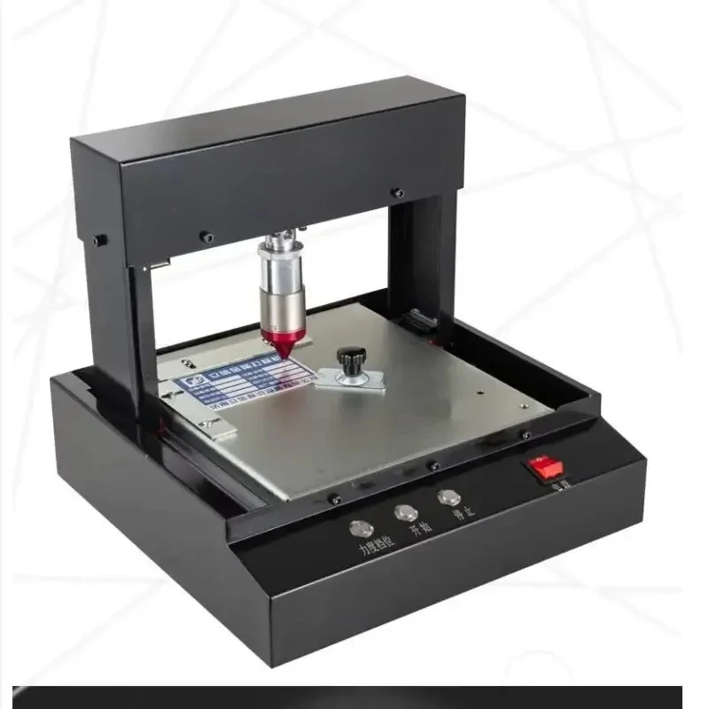 Electric Metal Nameplate Marking Machine aluminum labeling coding machine equipment parameter label printer USB  connection