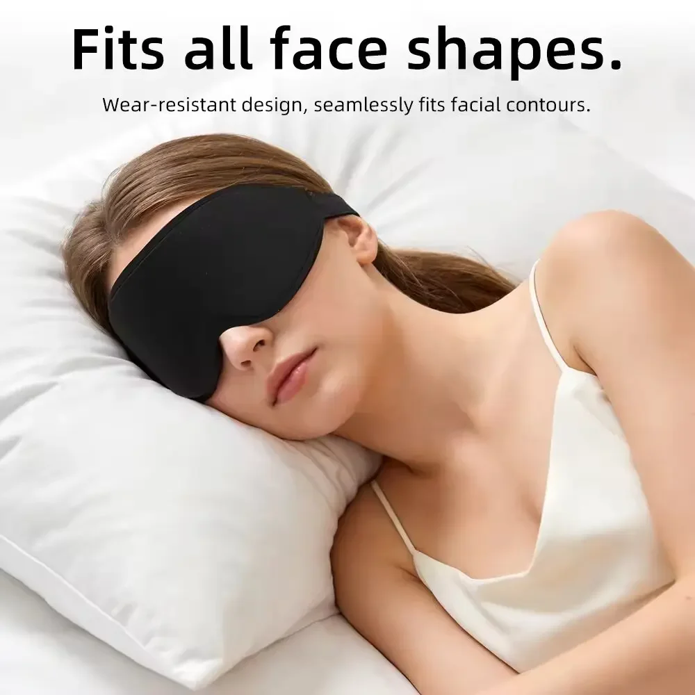 New 3D Sleep Eye Mask, Stereoscopic Men's and Women's Light Blocking Sleep Eye Mask, Travel Eye Mask