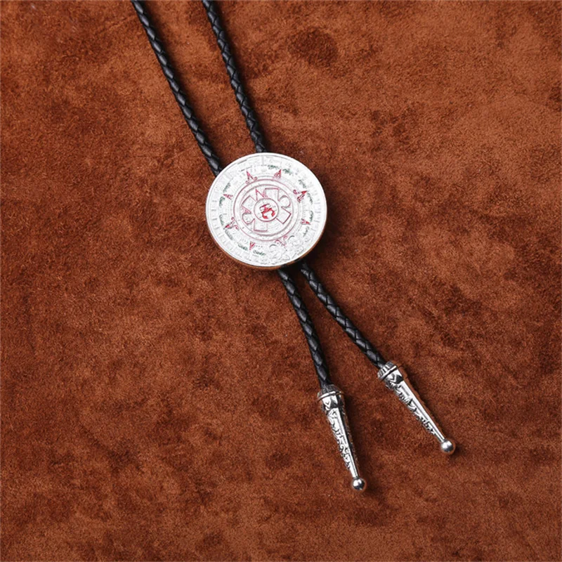 New Mexico Aztec Mayan Solar Calendar bolo Tie bolo Tie