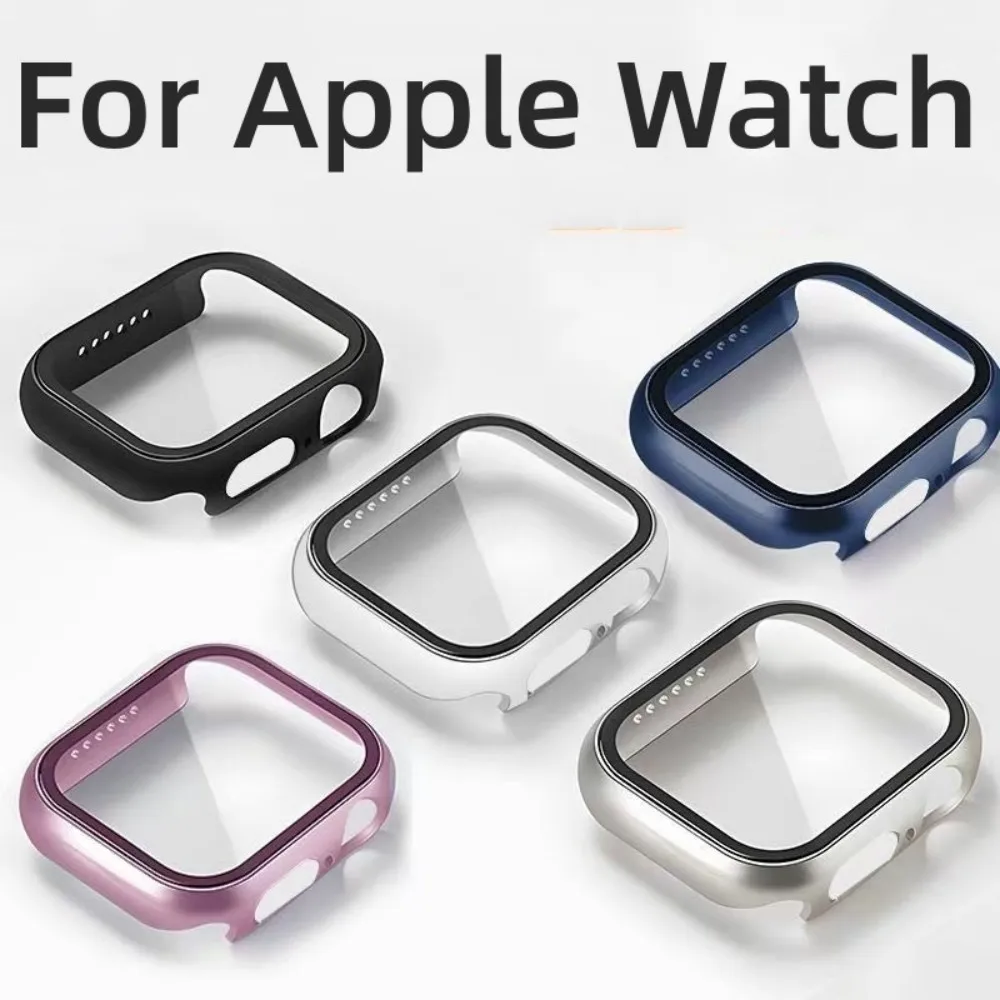 Case for Apple Watch Series 10 42mm 46mm with Screen Protector Hard PC Ultra-Thin Bumper Protective Cover For iWatch 10 42/46mm