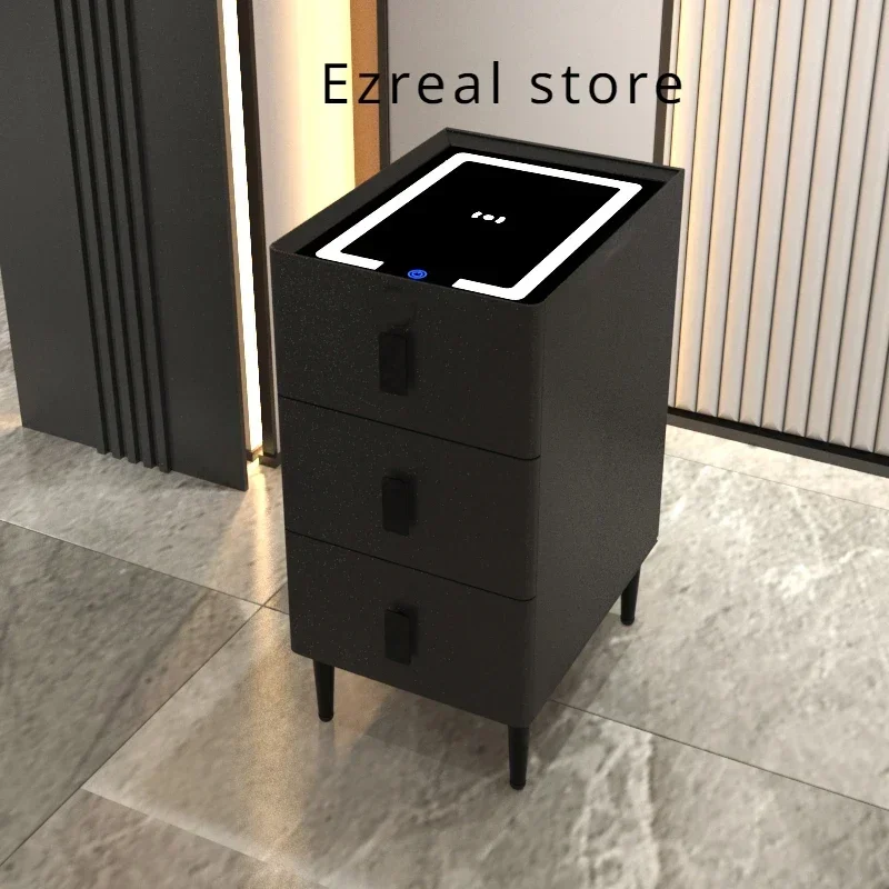 Narrow Smart Night Table Bluetooth Unique Comfortable Bedside Tables Luxury Minimalist Mesa De Noche Home Furniture LJ50BT