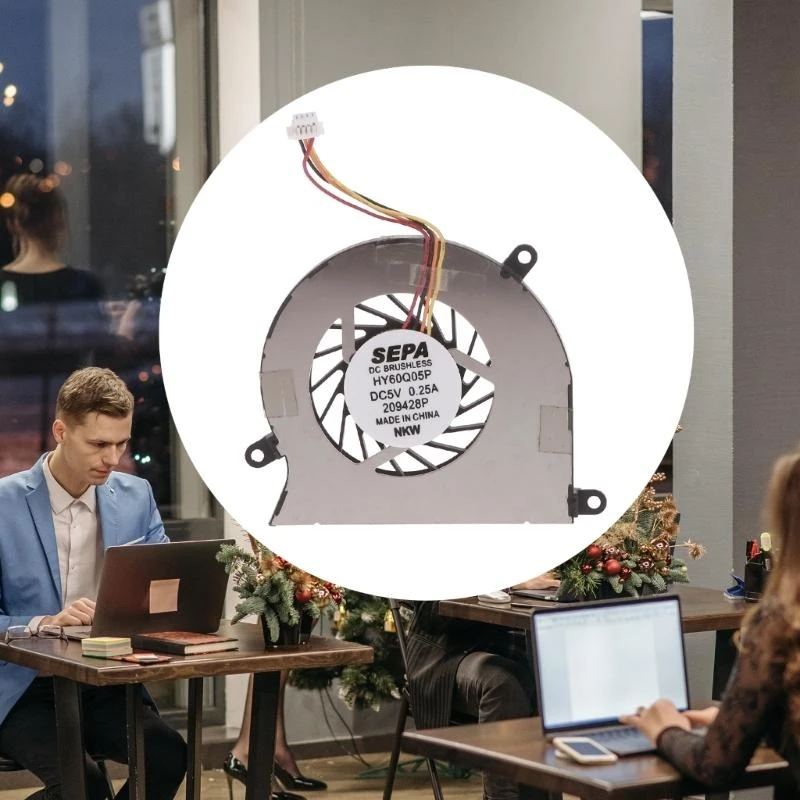 

Notebook Cooler Fan Mechanical Laptop Radiator for Acer C22 C22-760 C22-866 C22-962 5V 0.25A 4pin CPU Cooling Fan