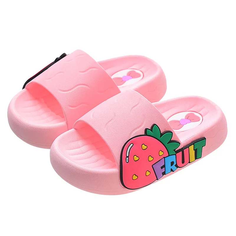 Pantuflas Cartoon Children Slippers Summer New Soft Sole Girl House Shoe Anti Slip Cool Slippers Middle and Big Children Shoe