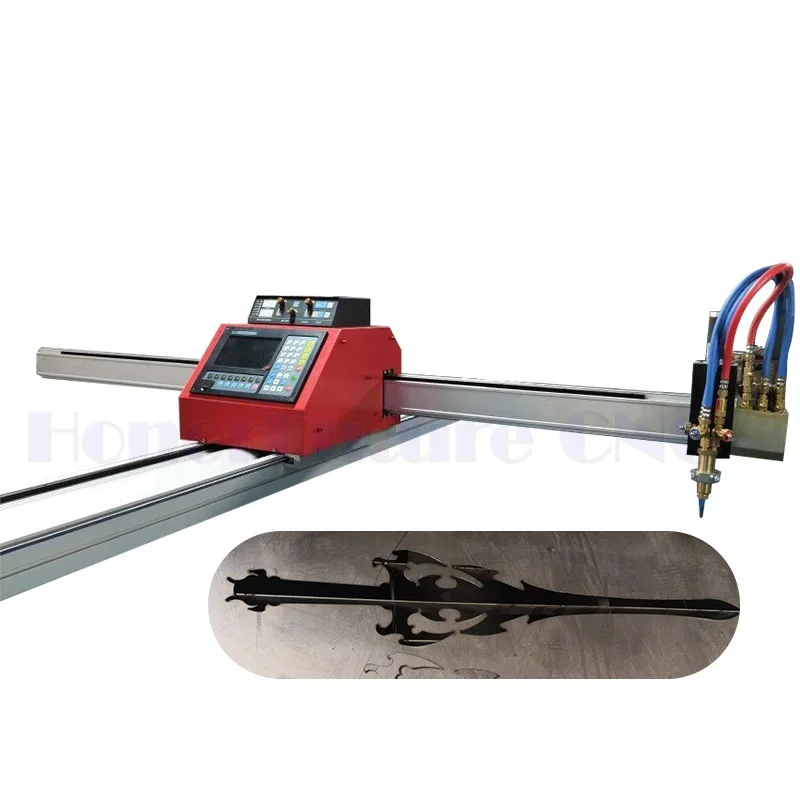 Portable Plasma Cutting Machine CNC Flame Metal Cutter With 63A 100A Huayuan Plasma Power Supply