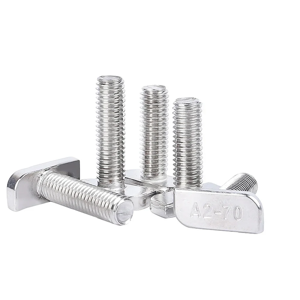 

Hammer Head Screw Flange Nut Fastening Accessories For Mounting Rail For Photovoltaic Modules Solar Panel Racking Fixing Parts