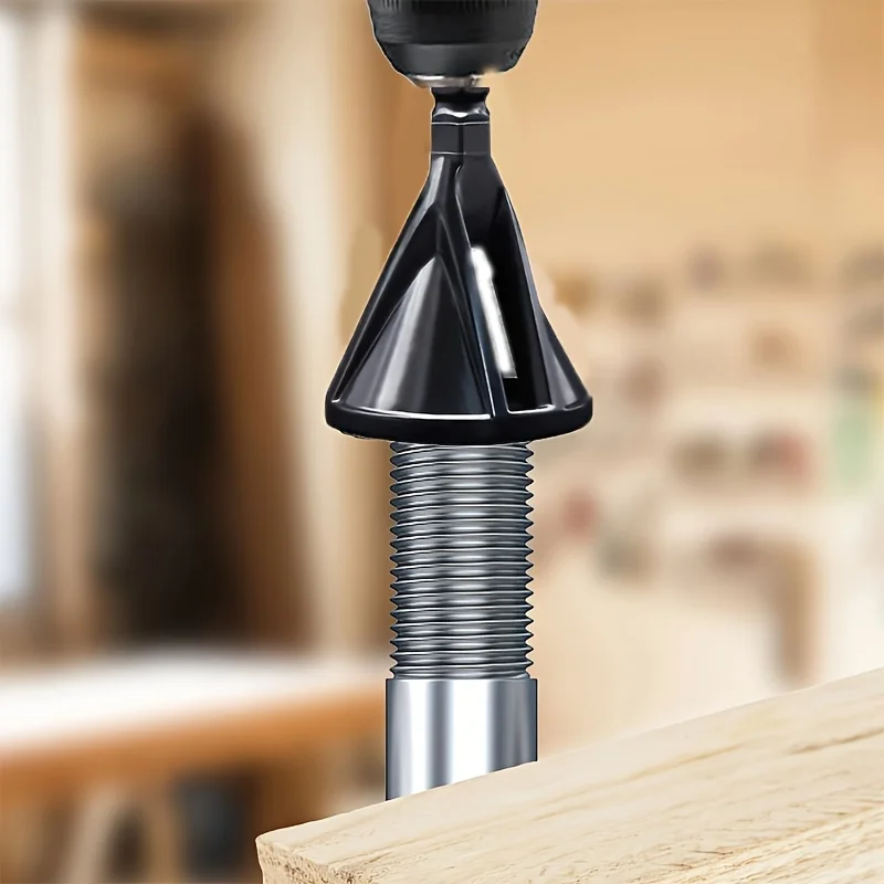 

Stainless Steel Bolt Deburring Tool, Hex Shank Thread Chamfering Tool for Power Drills, Remove Burrs & Chamfer Bolts, Nuts