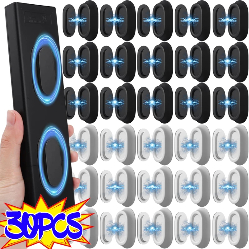 

6/2x Strong Magnetic Hook Wall-mounted Anti-lost Magnet Remote Control Refrigerator Storage Rack Sticker Household Storage Hook