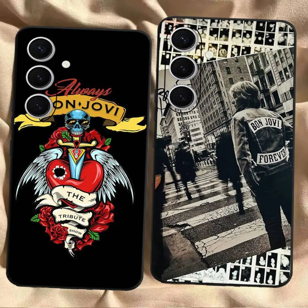 เคสโทรศัพท์ลายวงร็อคคลาสสิก B-Bon J-Jovi สำหรับ Samsung S 24 Fe 25 Ultra Plus 20 Lite 21 30 22 23 24 22 Ultra 5G