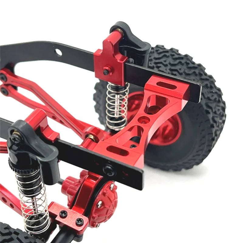 ABDE-RC Car Upgrade Front Rear Suspension Brackets Kit For WPL 1/16 C64 RC Car Upgrade Parts